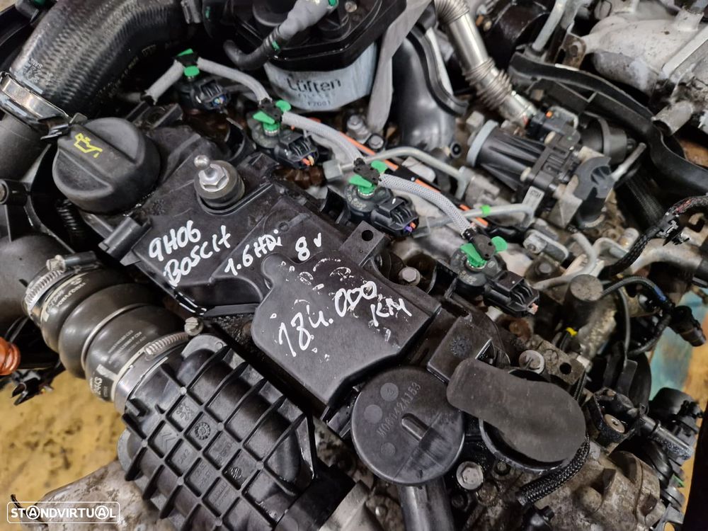 Motor usado 9H06 CITROEN C4 1.6 HDI 90CV 9HP 308 CITROEN DS3 C4 PARTNER - 2