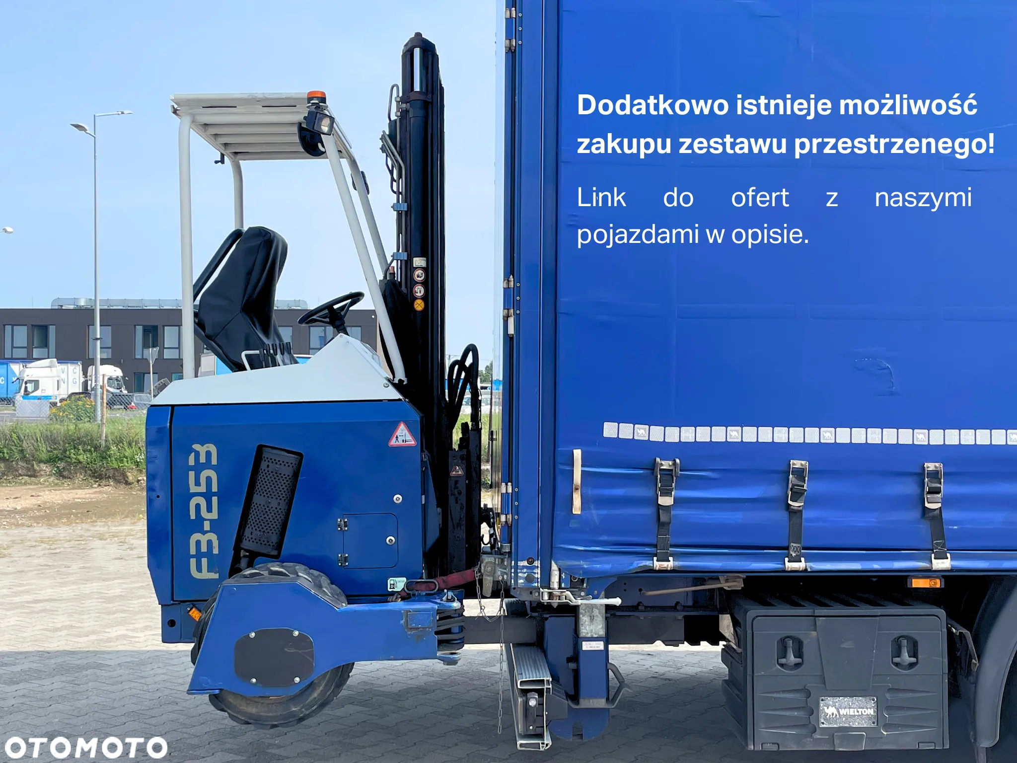 Palfinger F3 253 PX / WÓZEK WIDŁOWY / 3M / 2500 kg - 16