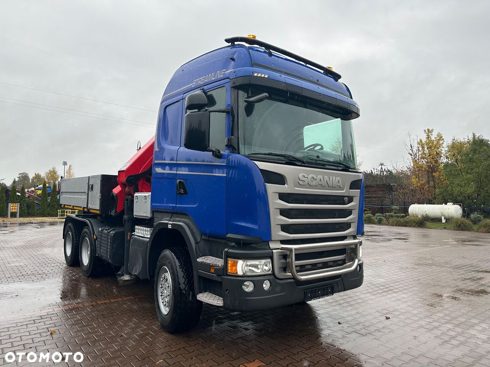 Scania G490 6x6 do energetyki słupów ciągnik specjalny Hds żuraw - 4