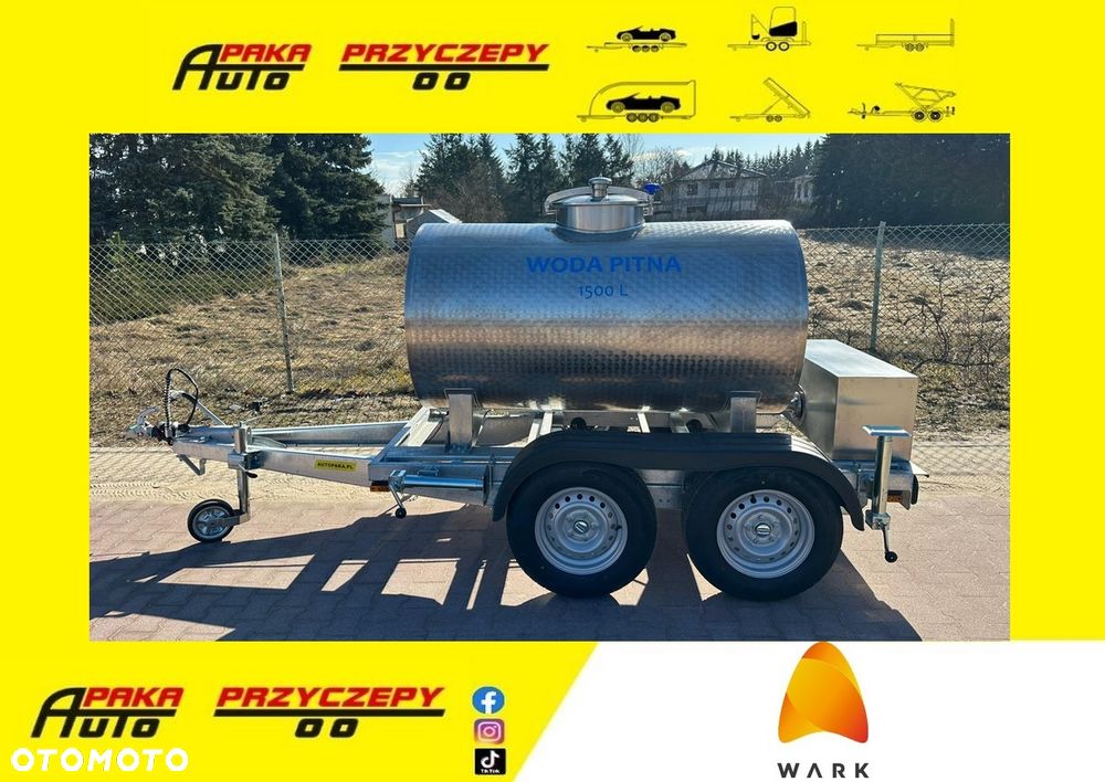 Wark Cysterna do transportu i dystrybucji wody pitnej WARK 1500 L , DMC 2700 KG
