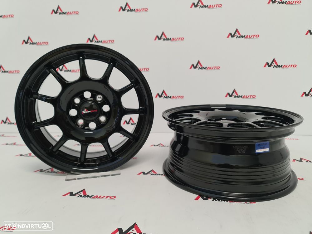 Jantes MMAuto Works 15 Preto Brilho (4x100) - 3