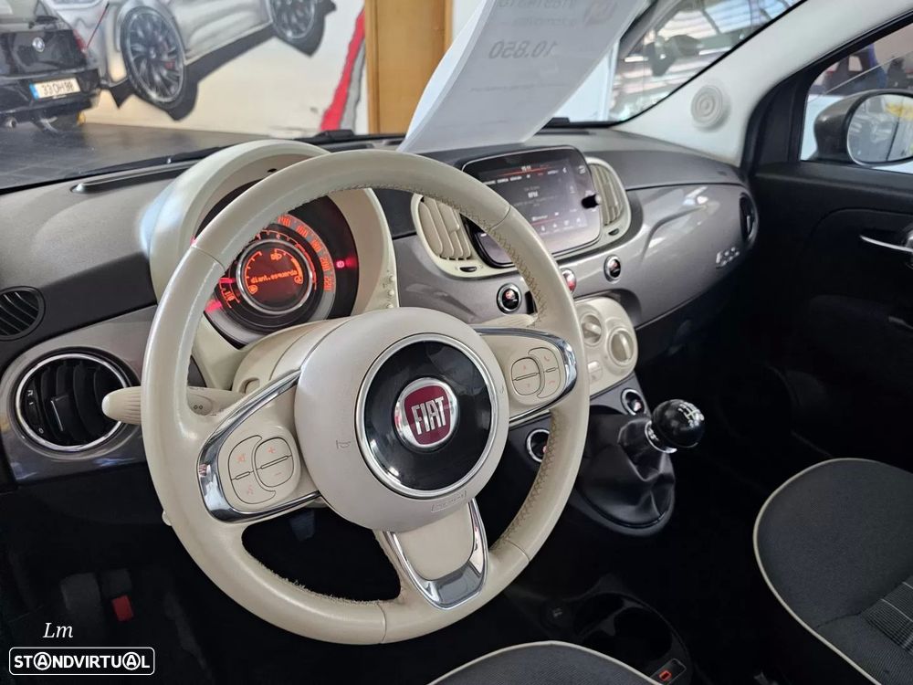 Fiat 500 1.2 Lounge S&S - 9