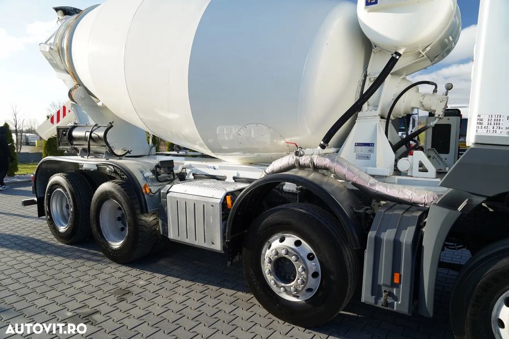 Mercedes-Benz AROCS 3240 / 9M3 BETONIERĂ / 8x4 / BETONIERĂ / AUTOMATĂ / CAMERĂ / JANTE DIN ALIAJ - 15