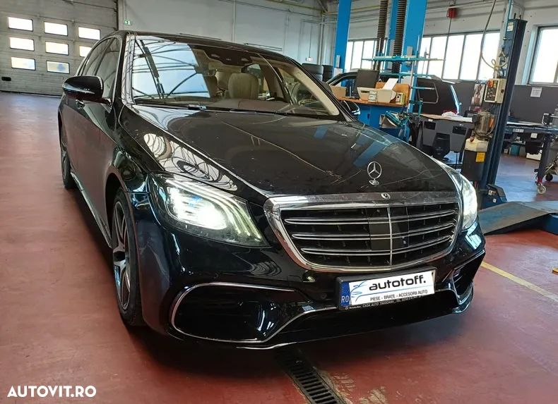 Grila centrala Mercedes S-Class W222 (2013-2020) S63 S65 Design Chrome - 6