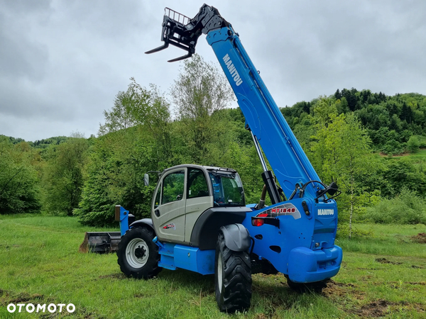 Manitou MT1840 Ładowarka Teleskopowa 18 metrów jak Nowa z Norwegii 2016r Widły i łyżka