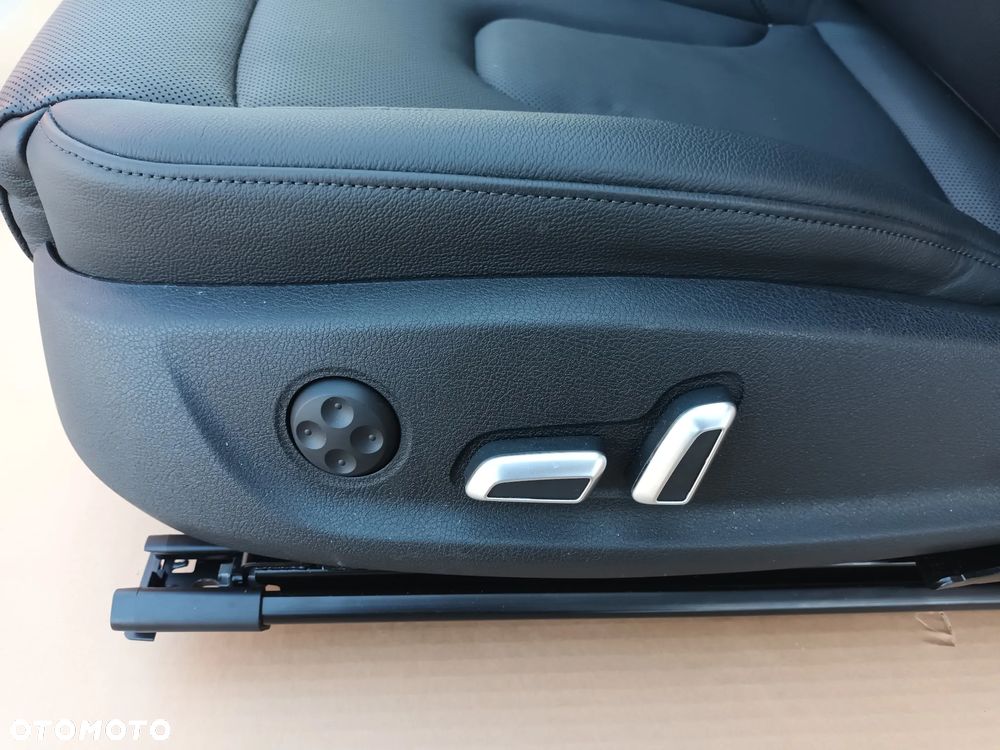 Audi A5 8T lift Sportback S-Line Fotel fotele czarne lub brązowe kanapa boczki  N5W Skórzany Milano grzane wentylowane 28km - 9