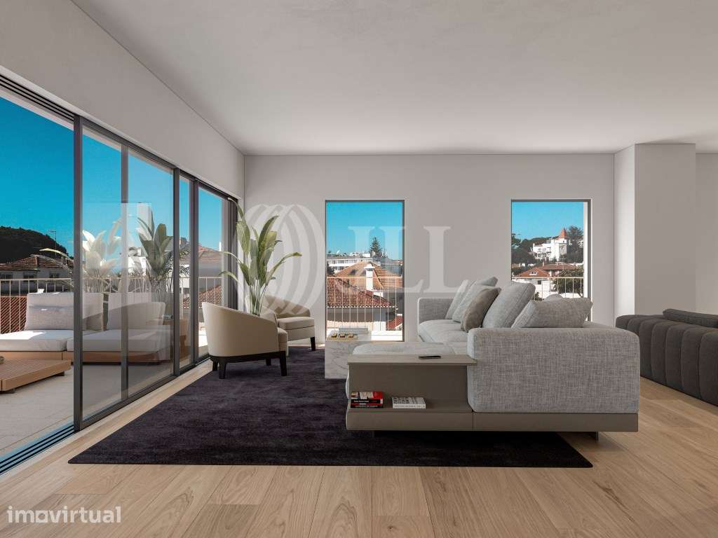 Apartamento T4+1, novo, no Melo e Sousa 670, no Estoril, Cascais. - Grande imagem: 4/46