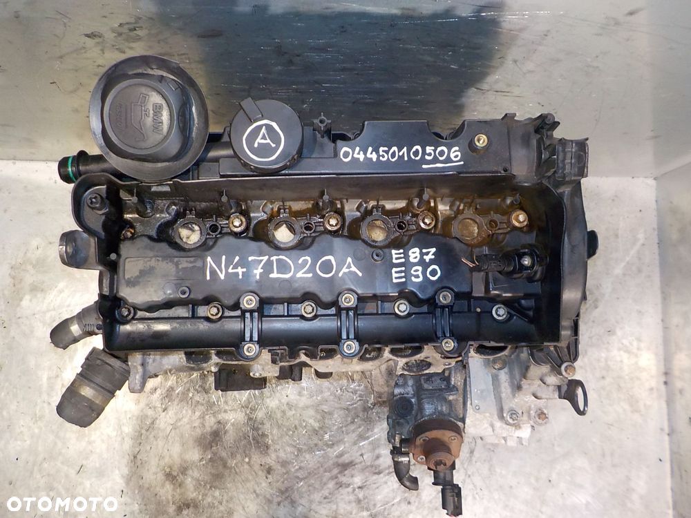 BMW 1 3 E87 E90 SILNIK 2.0 D 177 KM N47D20A + POMPA 0445010506 - 10
