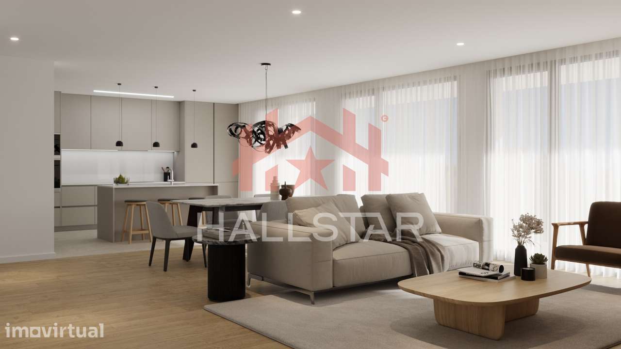 Apartamento T4 / Em Construção / Cozinha Equipada / Garagem Dupla / Pa - Grande imagem: 2/18
