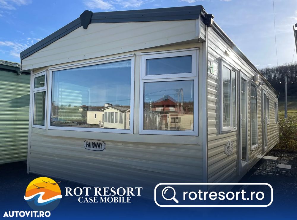 Alta Casa mobila Cosalt Fairway nr.130 | Tâmplărie PVC şi încalzire centrala pe gaz cu calorifere | 11 x 3.7 m | 2 dormitoare si 2 băi - 1