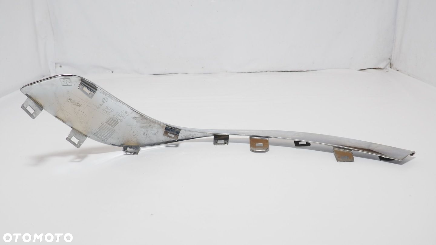 Renault Scenic III lift listwa chrom zderzaka lewa przód 620755746R - 3