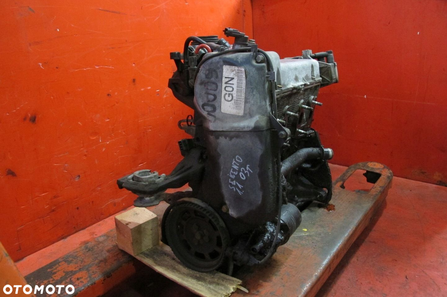 FIAT SEICENTO 1.1 1100 PANDA II SILNIK BENZYNOWY 187A1000 - 6