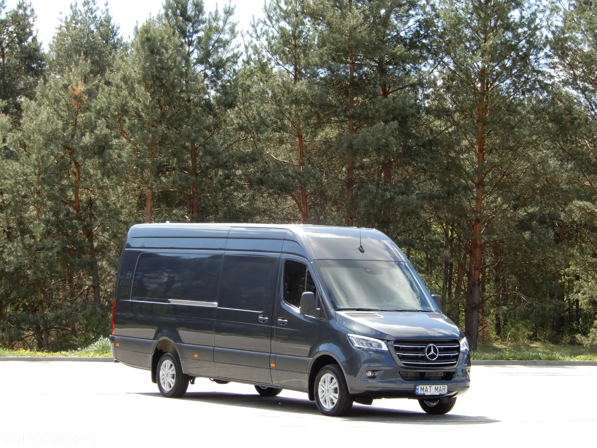 Mercedes-Benz Sprinter 319 CDI V6 3.0 CDI 190 KM 7G-Tronic Plus Ekstra Długi LONG Maxi+ 907 Furgon Blaszak Rozstaw Osi 4325 mm Full Opcja Stan Jak Nowy - 2
