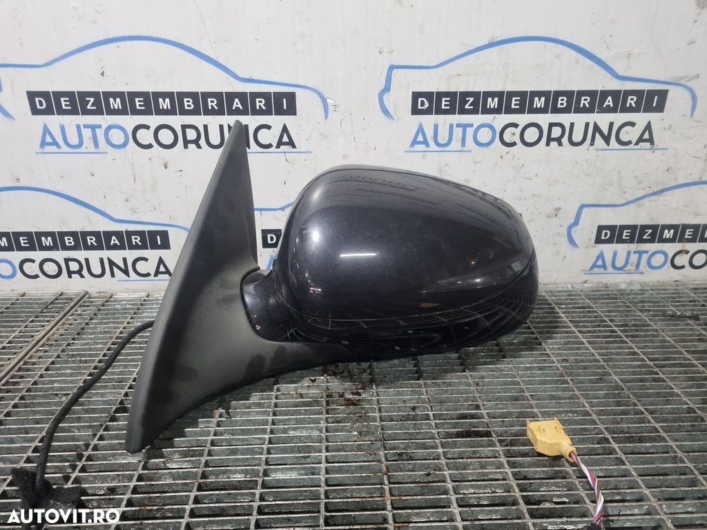 Oglinda stanga Porsche Cayenne 2002 - 2006 4 Usi NEGRU Z4 / C9Z (1131) Fara rabatare - 1