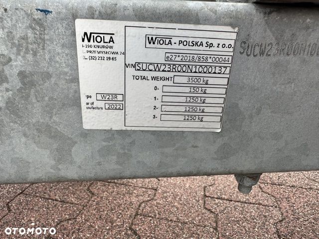 Wiola Laweta 3 osiowa uchylna pod BUSY W23R L35G55P - 21