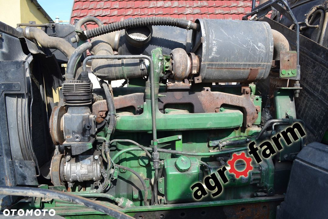 John Deere części używane 7600 7700 silnik skrzynia zwolnica piasta  zębate zwrotnica wał zawiesia - 4