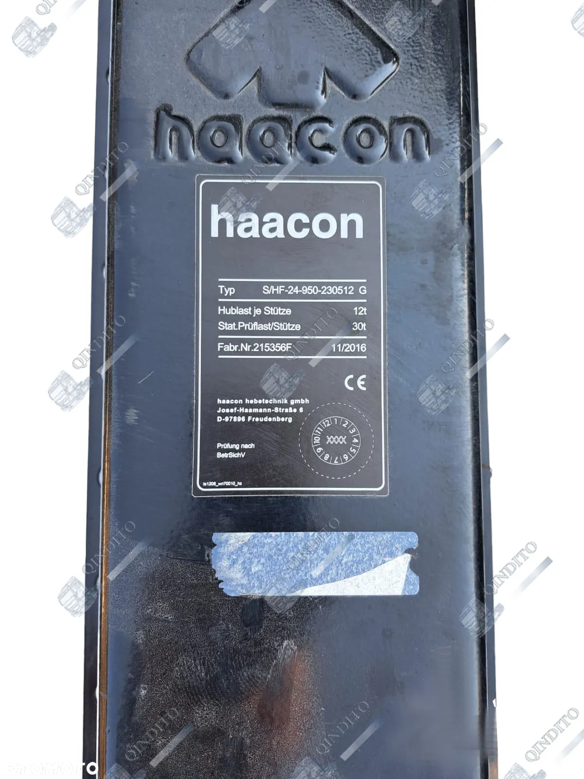 NOWA ŁAPA PODPORA STOPA NOGA NACZEPY HAACON - 4