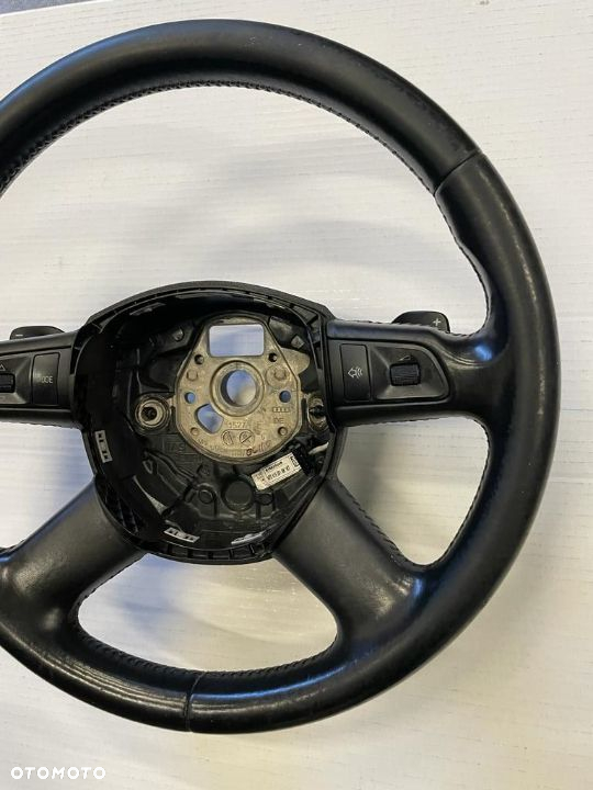 AUDI A6 C6 KIEROWNICA SKÓRA ŁOPATKI 4F0419091AK - 3