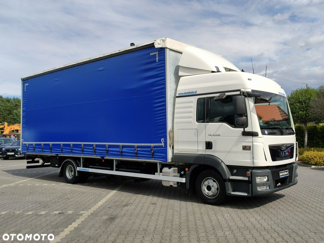 MAN TGL12.250 E6 Firana Tył Drzwi Dach Zsuwany Bogato Wyposażony - 6