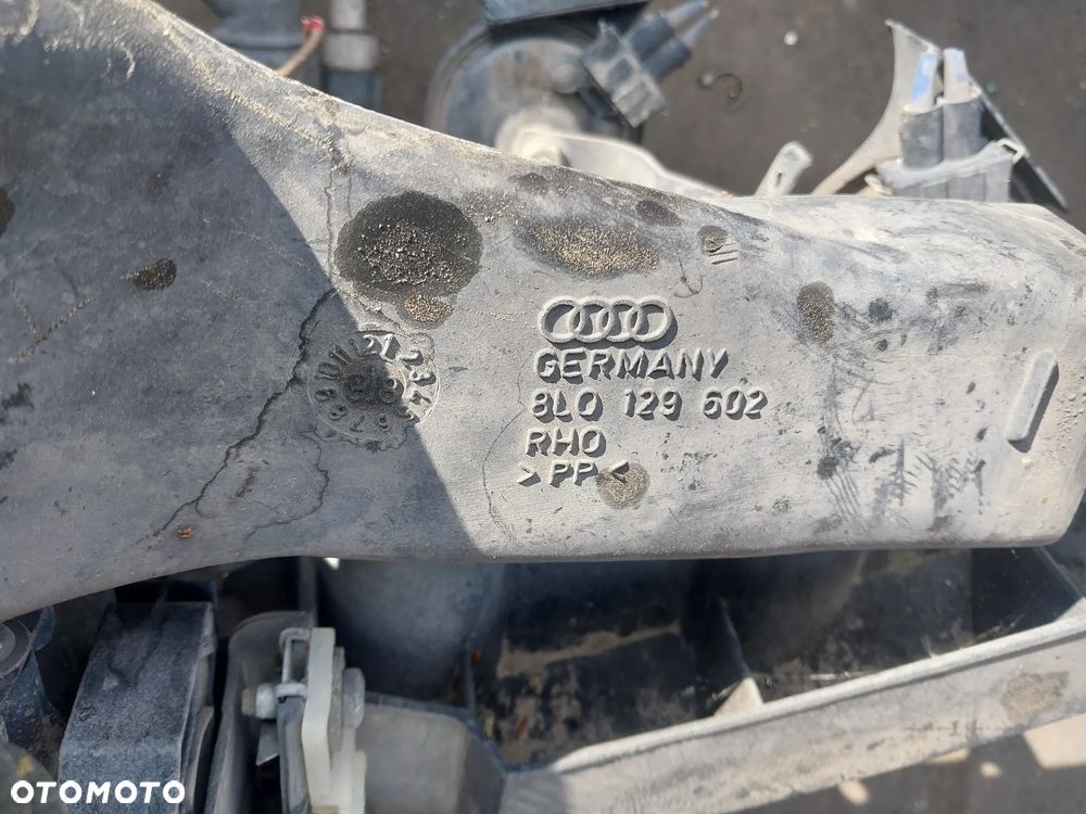 Pas przedni wzmocnienie czołowe chłodnice Audi A3 8L KOMPLETNY przed liftem 1.6 1.8 1.9 dolot powietrza - 4