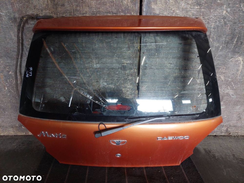 KOMPLETNY TYŁ KLAPA BAGAŻNIKA ZDERZAK TYŁ LAMPY DAEWOO MATIZ - 7