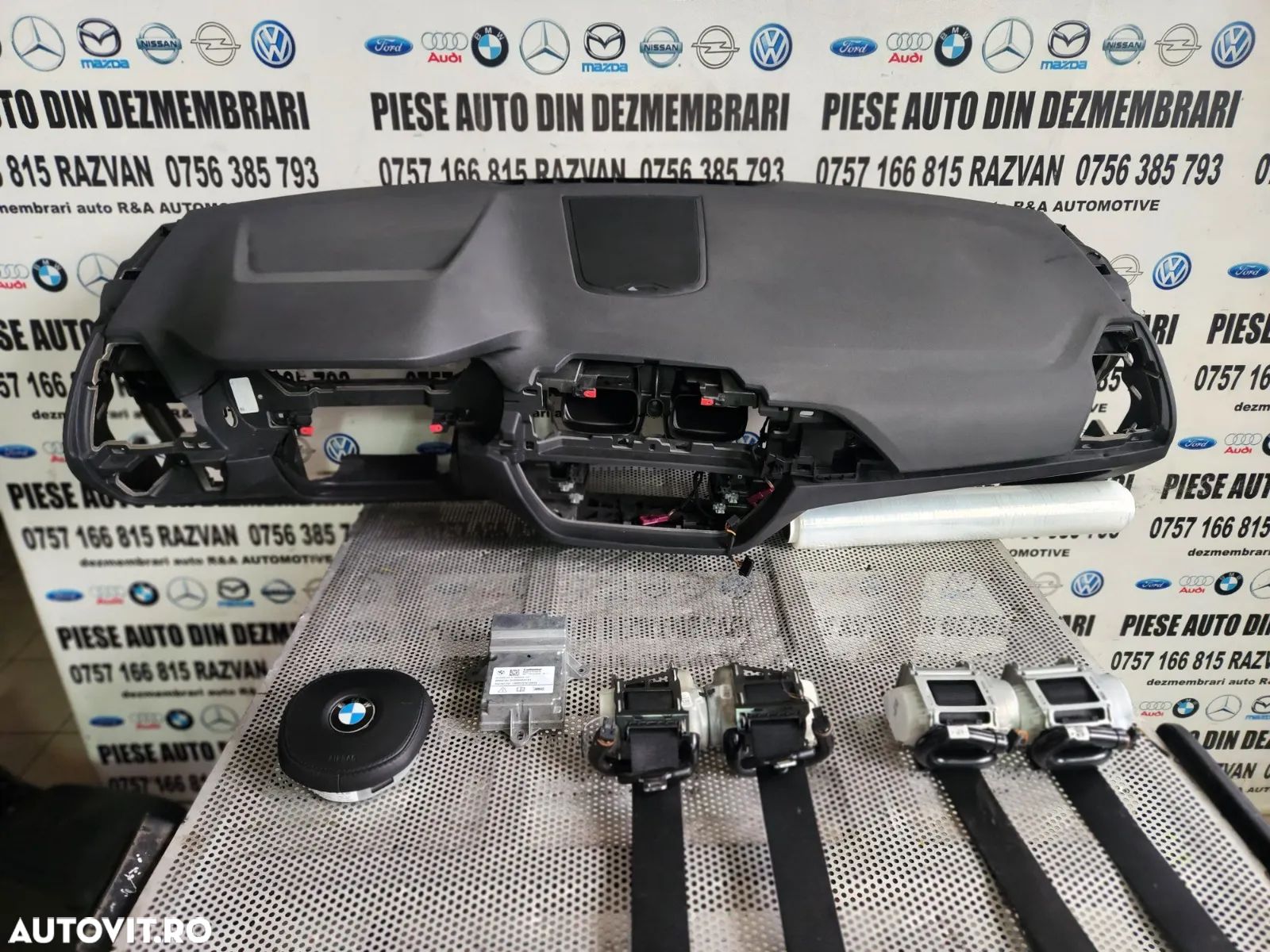 Plansa Bord Kit Airbag Bmw X3 X4 G01 G02 Volan Stanga An 2017-2018-2019-2020-2021-2022-2023 Dezmemb - 1