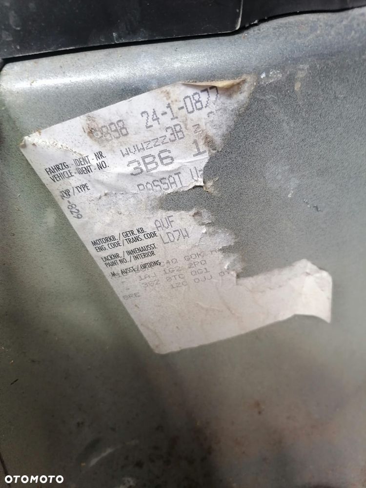 Volkswagen Passat B5 FL (00-05r.) 1.9 TDI 130KM. Silnik AVF Skrzynia GVS lakier LD7W.Cały na części. GWARANCJA !!! - 7