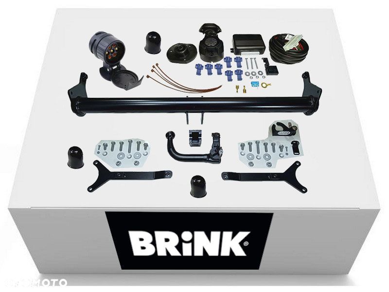 HAK HOLOWNICZY AUTOMAT BRINK ODPINANY PIONOWO VERTICAL+MODUŁ13PIN+13/7 FORD KUGA MK3 III 3 od2019 - 10