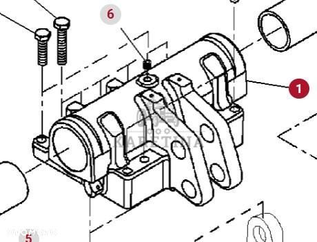 Massey Ferguson 8470 8480 Łożysko Mocowanie Wałka Podnośnika CZĘŚCI G930860030010 - 1