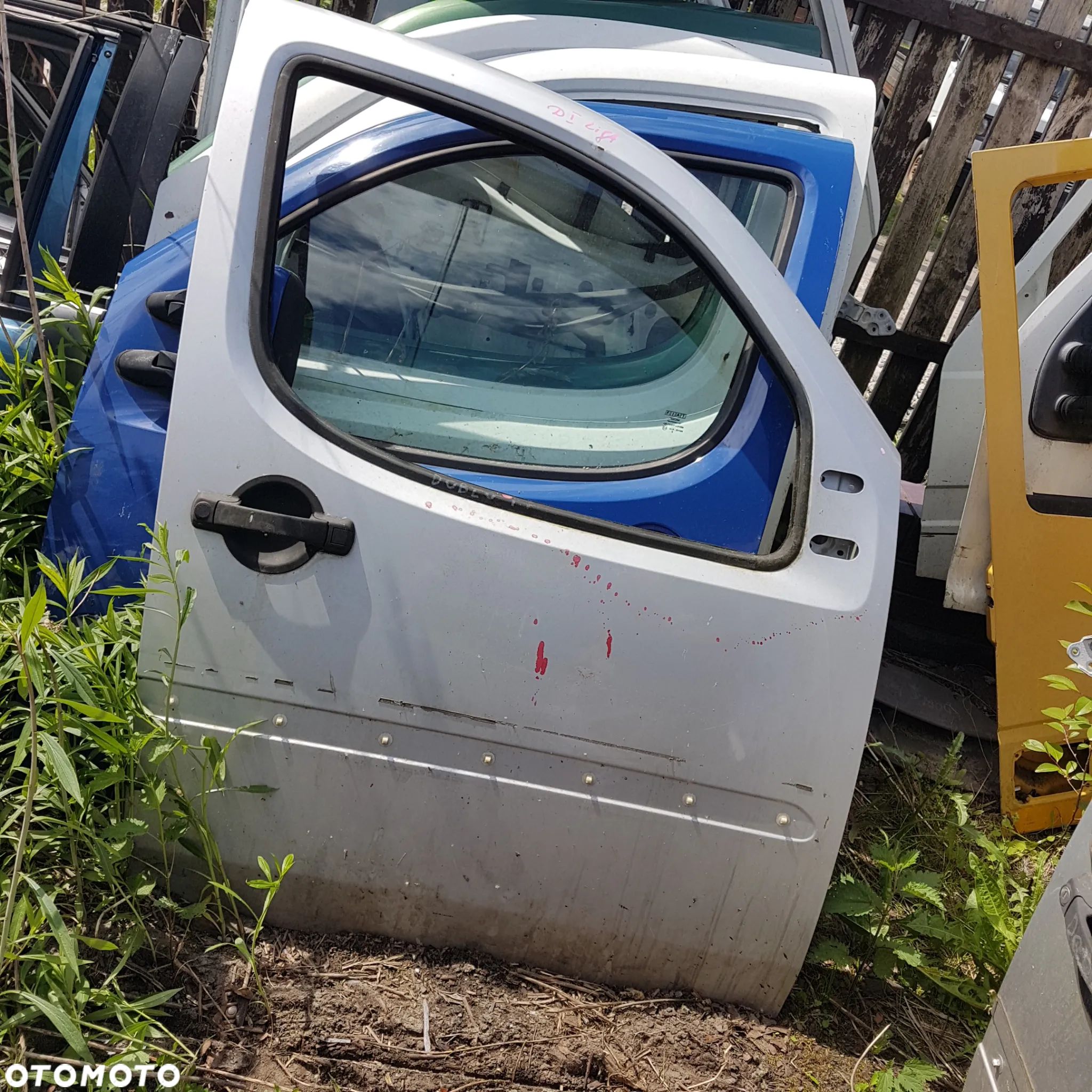 drzwi fiat doblo I doblo lift 01-08 r lewe prawe bez rdzy - 1