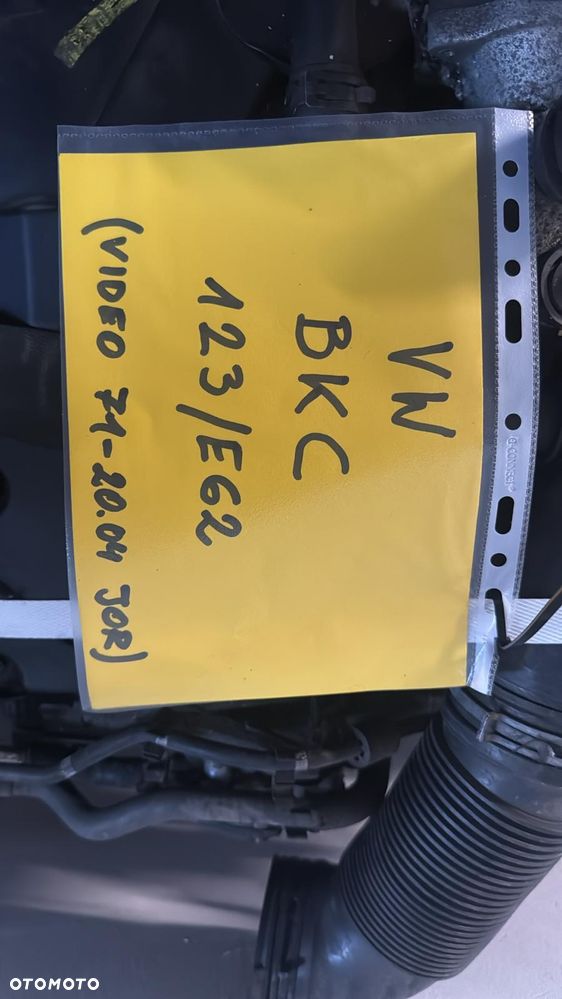 Volkswagen BKC  1.9 diesel silnik kompletny z pełnym osprzętem gotowy do montażu VIDEO PRACY SILNIKA - WHATSAPP LUB LINK W OPISIE - 6
