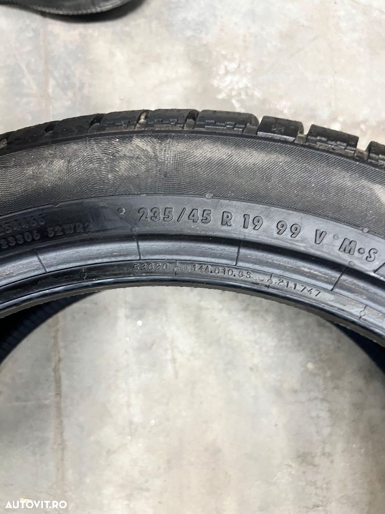 Vând 4 anvelope 235/45/19 Continental de iarnă noi - 5