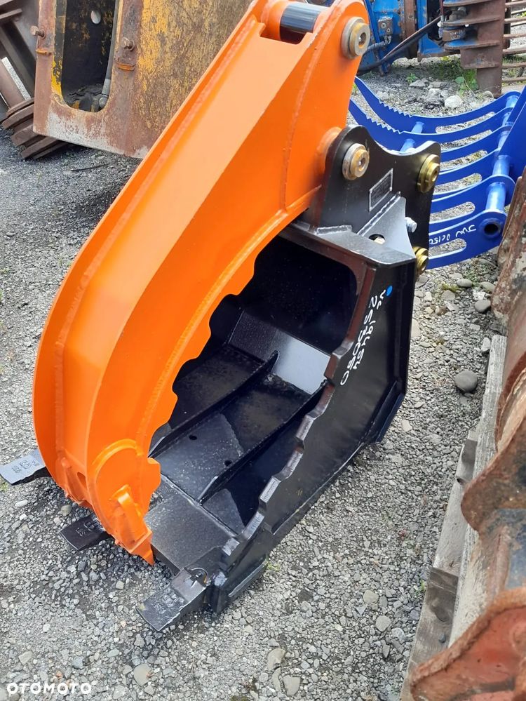 Łyżka hydrauliczna dociskowa, dociskająca z łapą z pazurem z chwytakiem dociskowym KBKC o szerokość 55cm, fi45mm fi60mm. NOWA!!! - 2