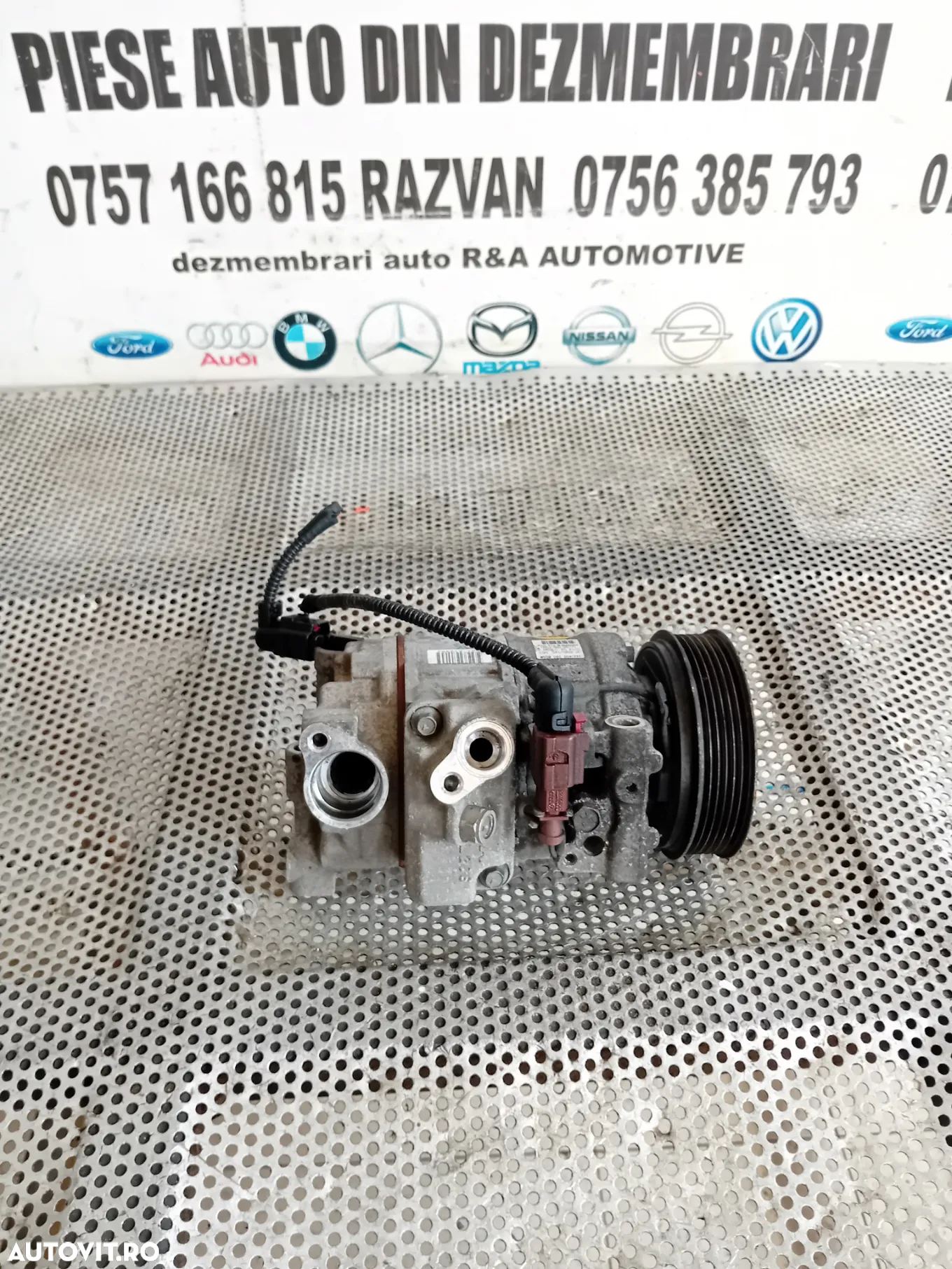 Compresor Clima AC Audi A6 C7 A4 A5 Q5 Q3 2.0 Tdi Euro 5/6 Motor CNH Cod 4G0260805M - 7