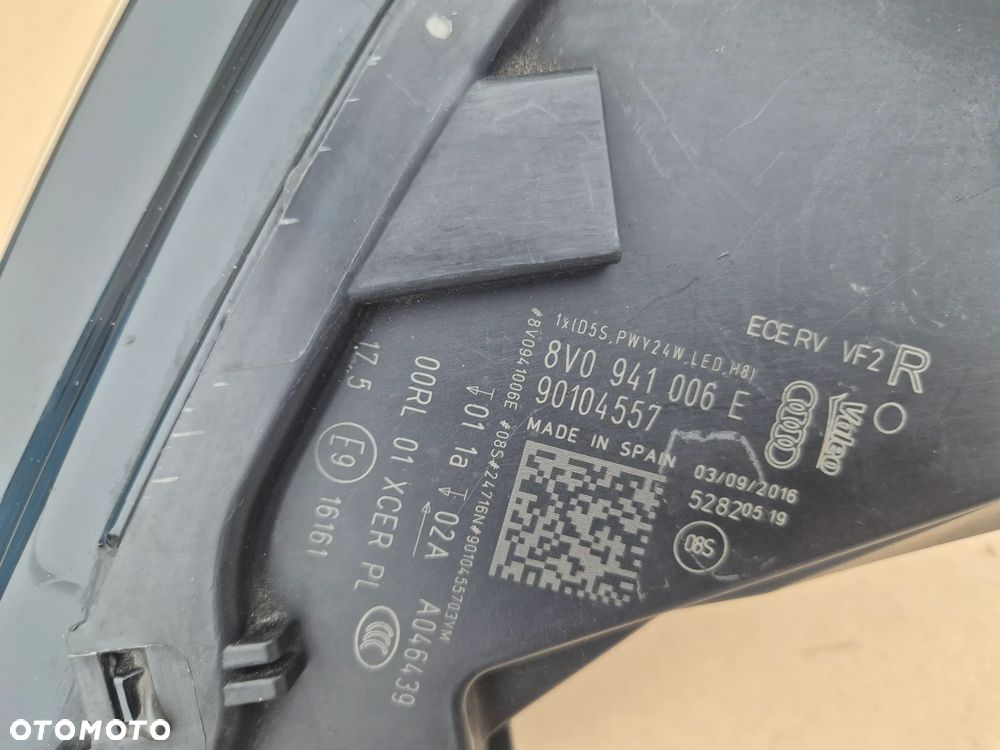 Audi A3 8V lampa prawa lifting 2016-.Ksenon.Valeo.EU - 8