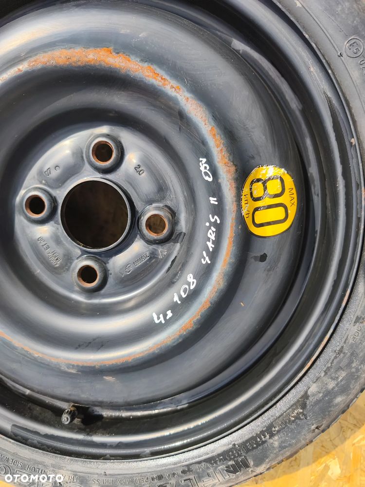 KOŁO DOJAZDOWE ZAPASOWE 15 CALI TOYOTA YARIS II 4X100 - 2