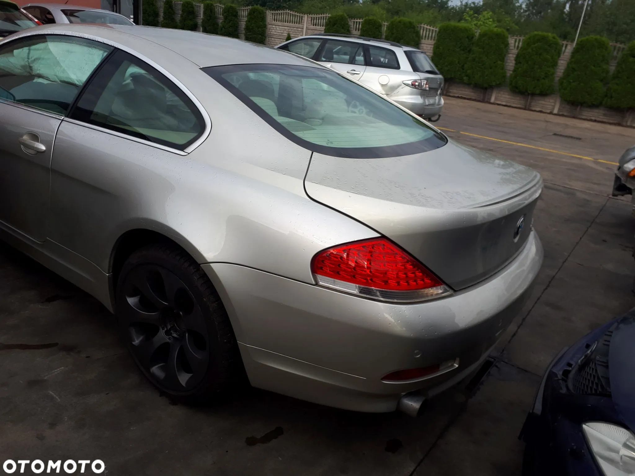 BMW E63 6 630i 03-06 ZDERZAK PRZÓD PRZEDNI PDC SPRYSKI A14/7 MINERALSILBER - 14