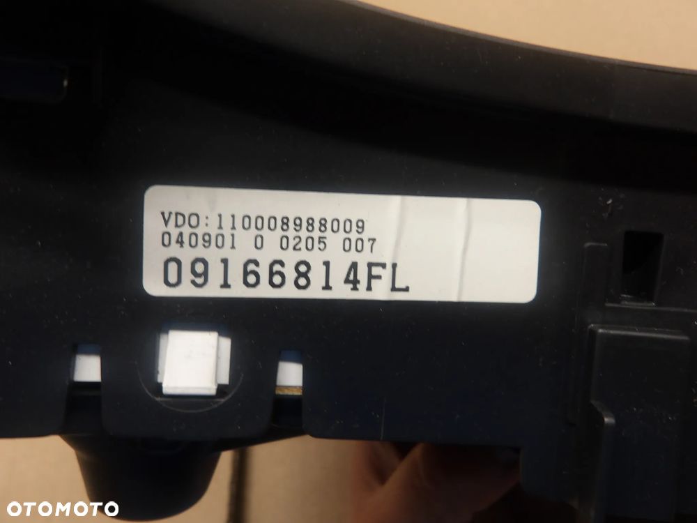 OPEL CORSA C 00-03 1.2B LICZNIK ZEGARY 09166814FL - 6