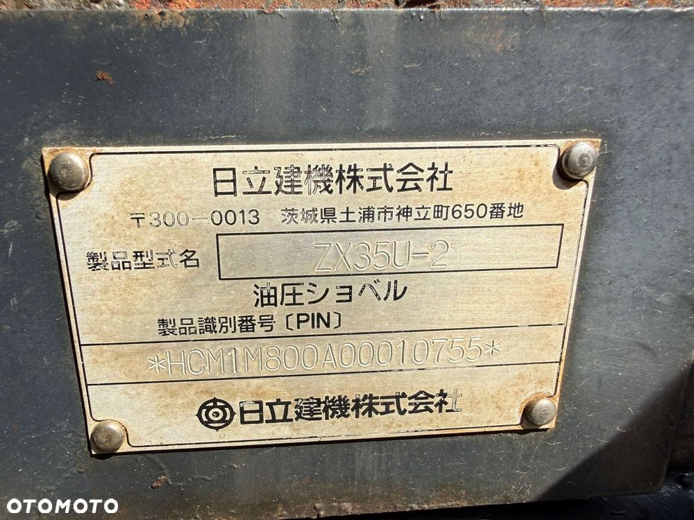 Hitachi Zx 35 U - 20