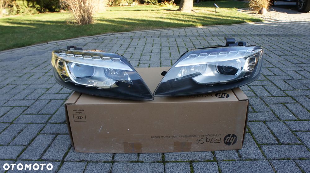 PRZEDNIA LEWA PRAWA LAMPA AUDI Q7 LIFT 4L0 XENON LED - 1