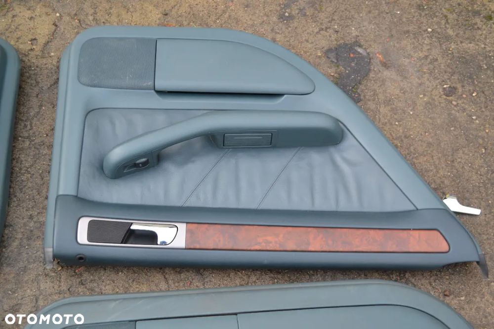 AUDI A6 C5 KOMBI TAPICERKA BOCZKI DRZWI SKÓRA EUROPA KPL POMORSKIE - 6