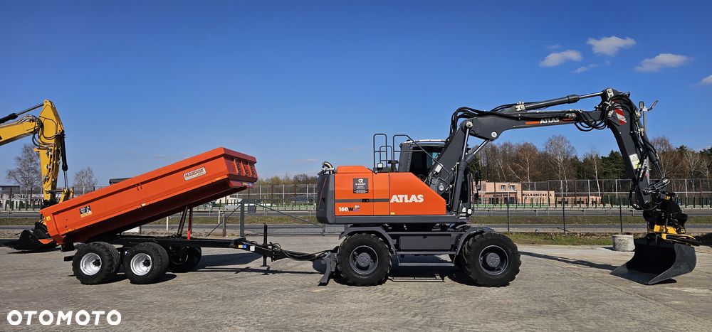 Atlas 160W 160 150W 140W 140 165W głowica roto /Engcon przyczepa szczypce - 8
