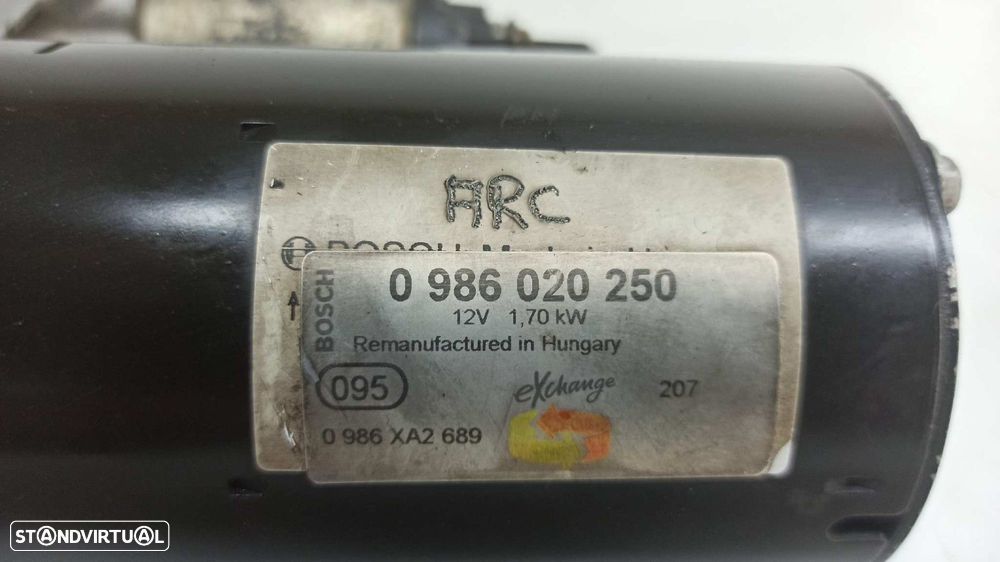 MOTOR DE ARRANQUE AUDI A3 SPORTBACK (8P) 1.9 TDI AMBITION - 4