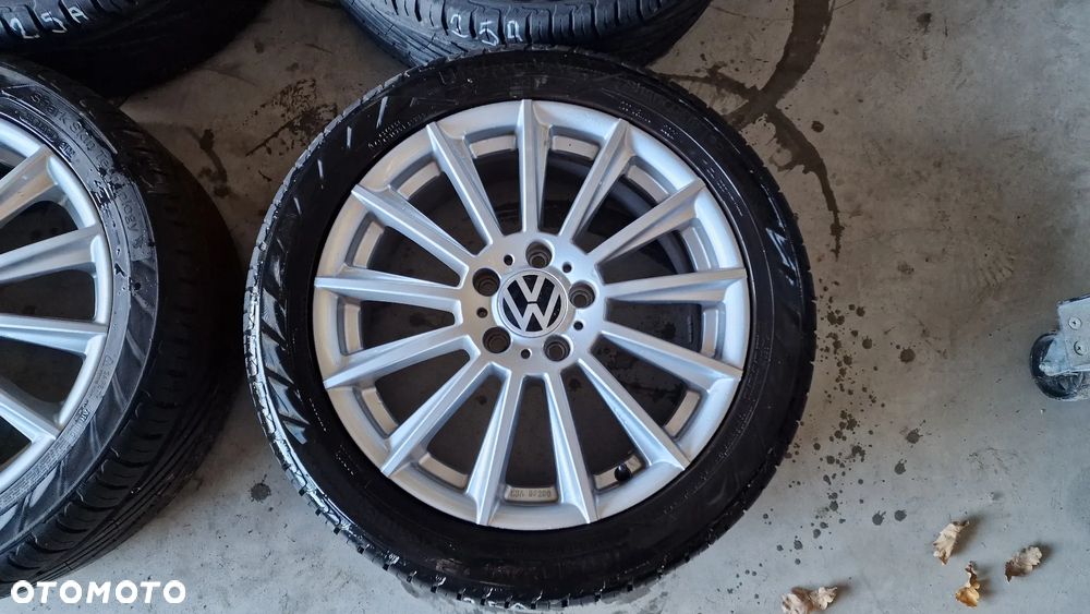 4szt Koła Aluminiowe 17" 5x112 ET50 Platin P74 KBA53290 Letnie Uniroyal 225/45R17 2022r 25A - 3