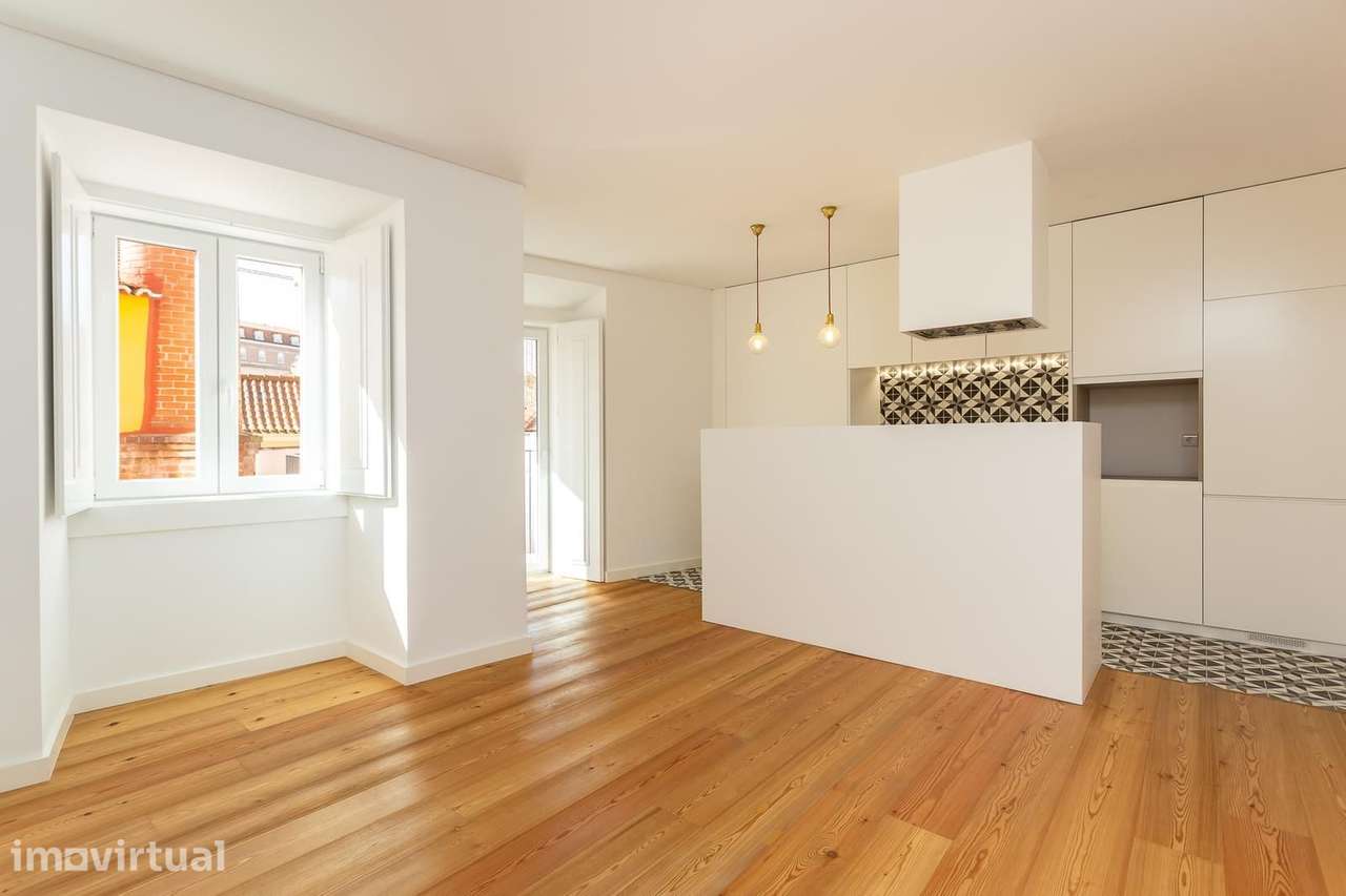 Apartamento T1 novo, Mouraria, Lisboa - Grande imagem: 5/22