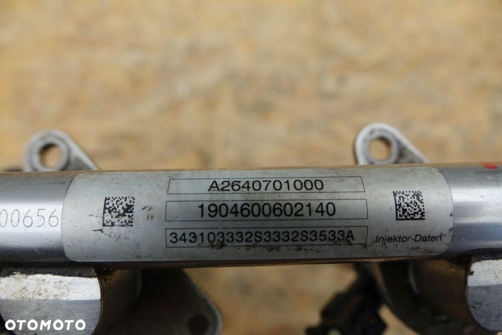 LISTWA WTRYSKOWA KOMPLETNA MERCEDES W205 A2640701000, A2560700187 - 2