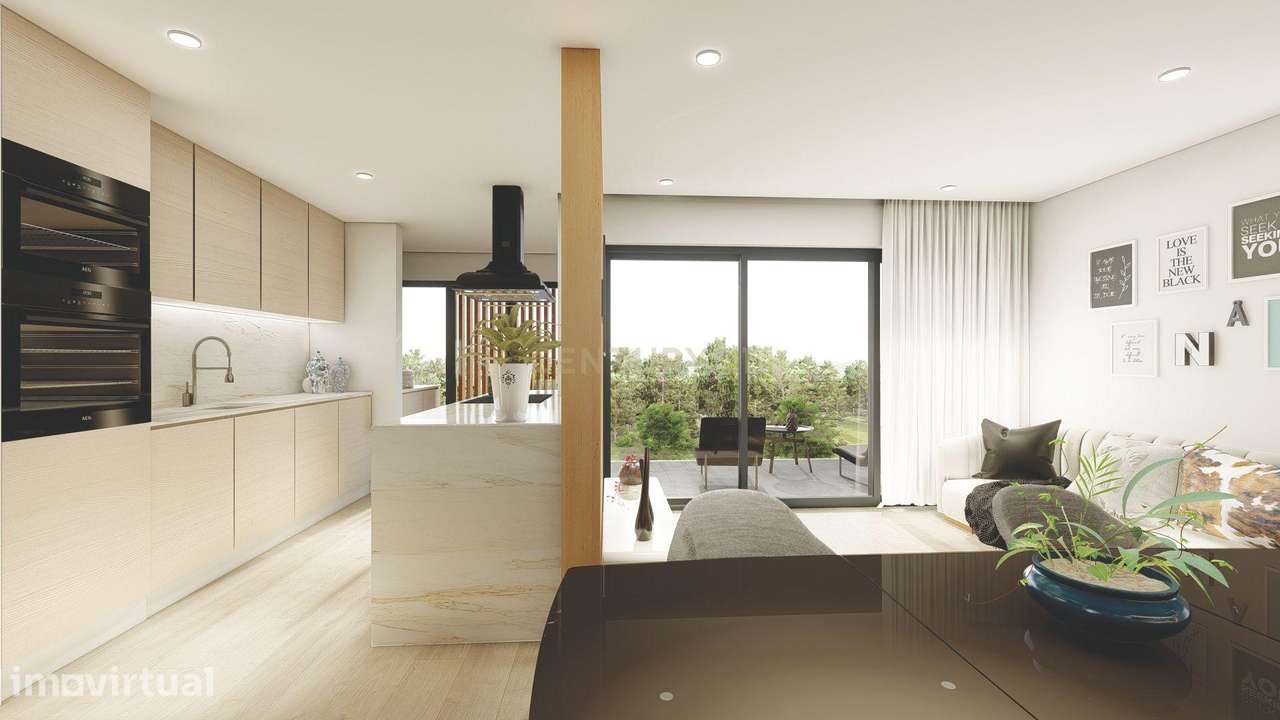 Plessis – Apartamento T2 exclusivo no último piso com terraço e piscin - Grande imagem: 5/34