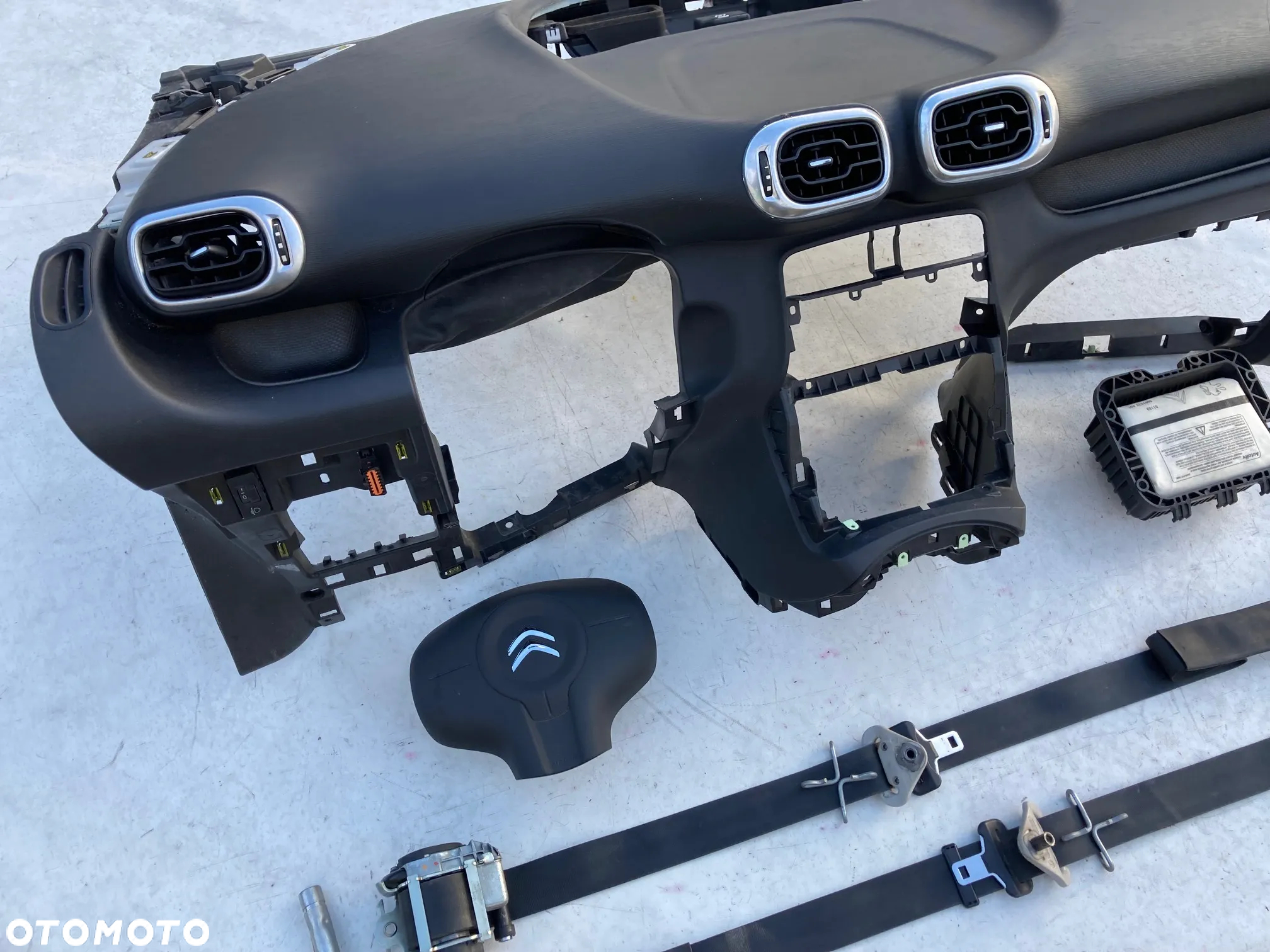 CITROEN C3 PICASSO FL LIFTING PO LIFTINGU  AIRBAG PODUSZKA POWIETRZNA KIEROWCY PASAŻERA PODUSZKI POWIETRZNE PASY   NOWY KOMPLET   OKAZJA !!! - 7