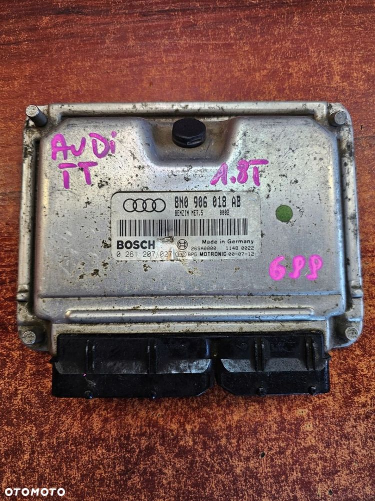 KOMPUTER STEROWNIK SILNIKA AUDI TT 1.8 T APP 8N0906018AB - 1
