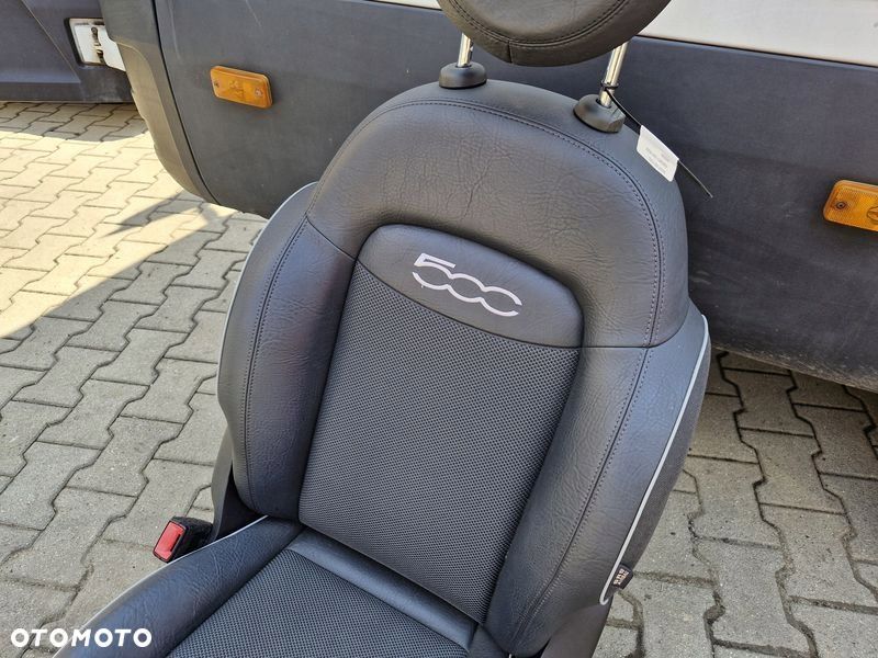 FIAT 500X FOTEL KIEROWCY LEWY PRZÓD PRZEDNI PÓŁSKÓRA UK - 4